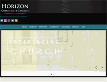 Tablet Screenshot of horizoncrc.org